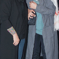 مهمانی بهرام رادان با حضور سحر دولتشاهی و مادرش